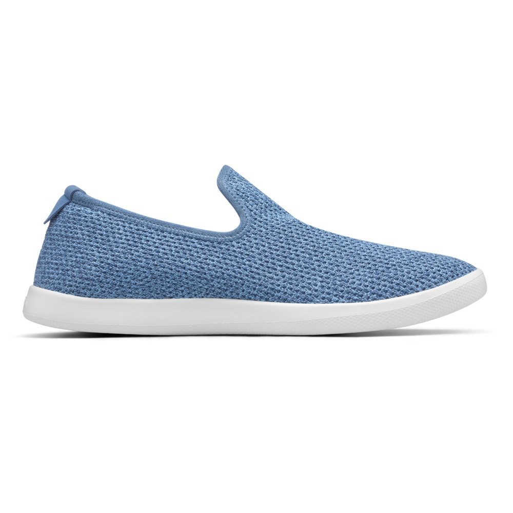 Allbirds Women\'s Slip-Ons Blue - Tree Loungers - 38245FPID